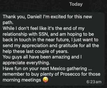 Testimonial from Carrie, Sovereign Soul community member