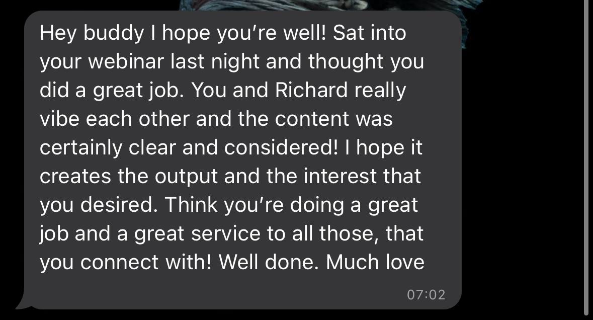 Testimonial from Olly, Sovereign Soul community member